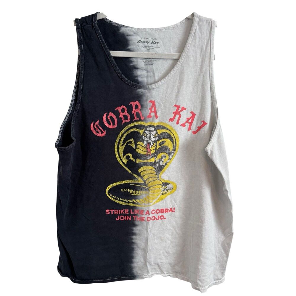 Bioworld Cobra Kai‎ Muscle Tank Top Large Unisex Casual